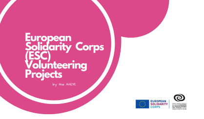 Call for Greek Speaking European Solidarity Corps (ESC) Volunteers